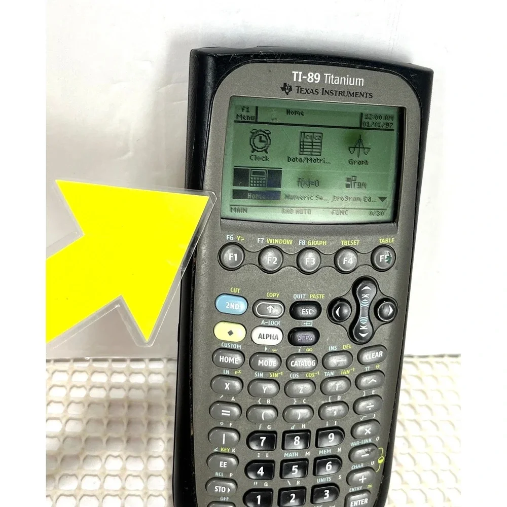 Texas‎ Instruments TI-89 Titanium Graphing Calculator w/ Cover-working defect